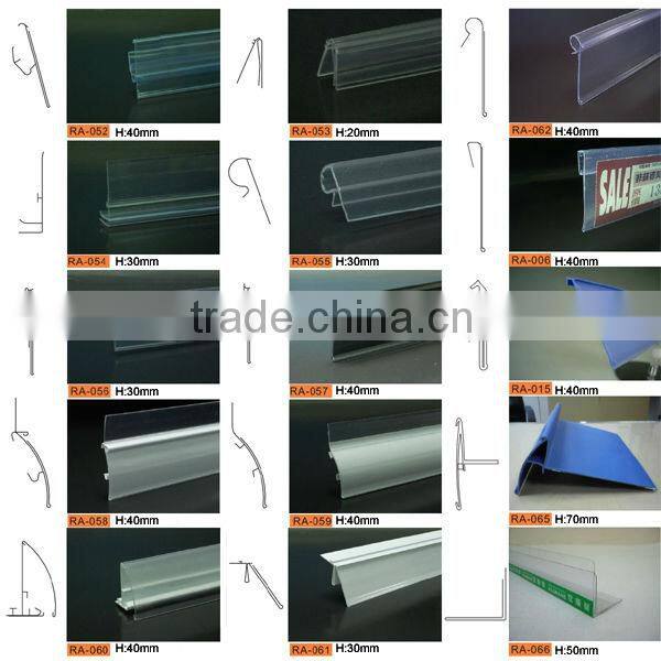 PVC Supermarket Data Strip / Shelf Talker Strip #RA-062