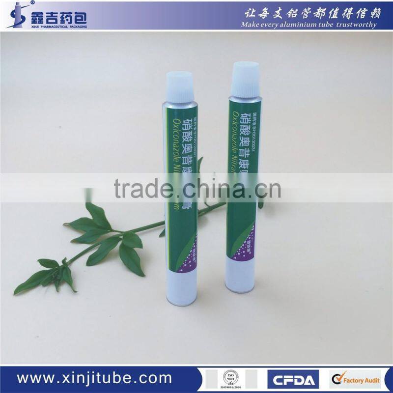 CFDA Certified Pharmaceutical/ Cosmetic Collapsible Aluminum Tube Gel