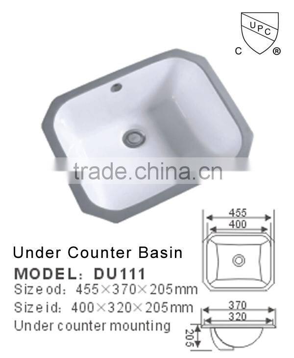 Doooway bathroom under counter vanity sink DU111