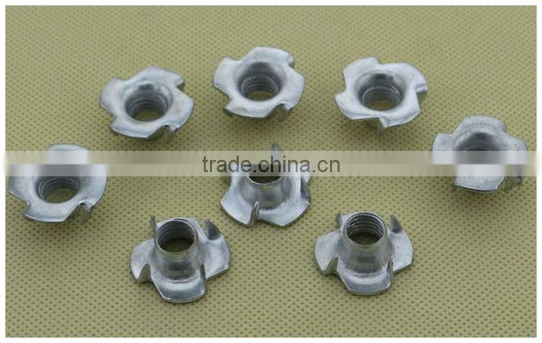 M3-4-5-6-8-10 four claws nut furniture hardware screw nut bolt