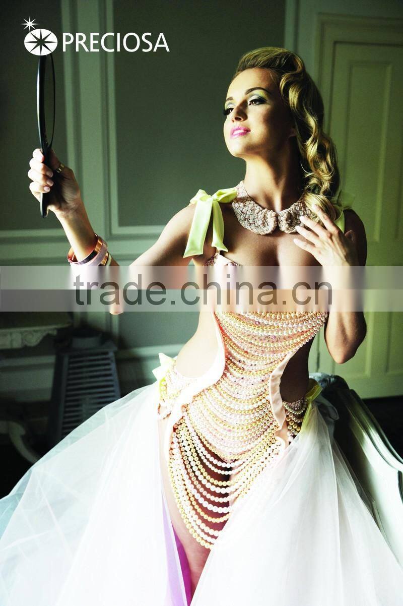 PRECIOSA Nacre Pearls Round shape in Cream color