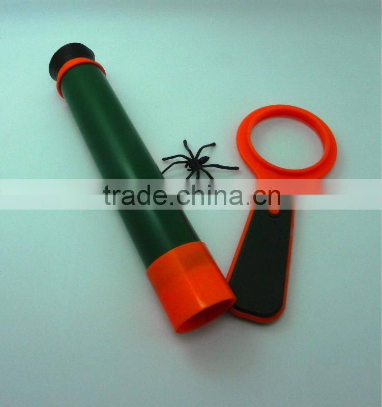 Bug kit-Bug Catcher Kit Binoculars Torch Magnifying Lens Net Collection Jar