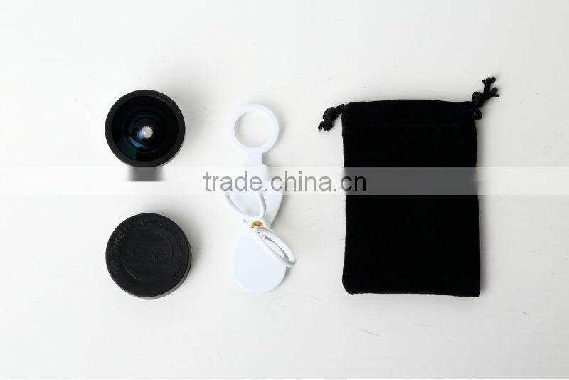 Universal hand ring holder 0.4X super wide angle lens for iphone 5