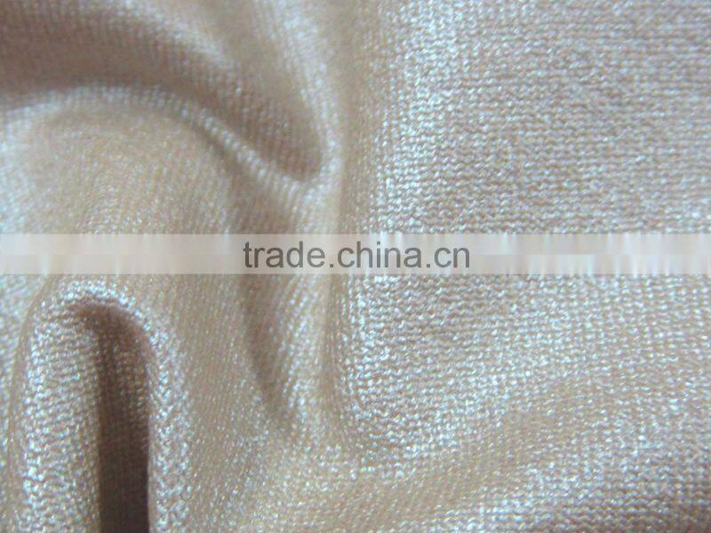 ES5013 Fake leather nylon cotton/ rayon spandex with coat for sexy jeans pants fabric