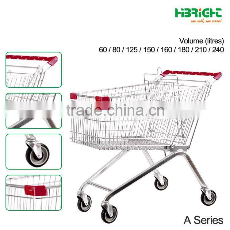 supermarket retail trolley grocery shopping cart