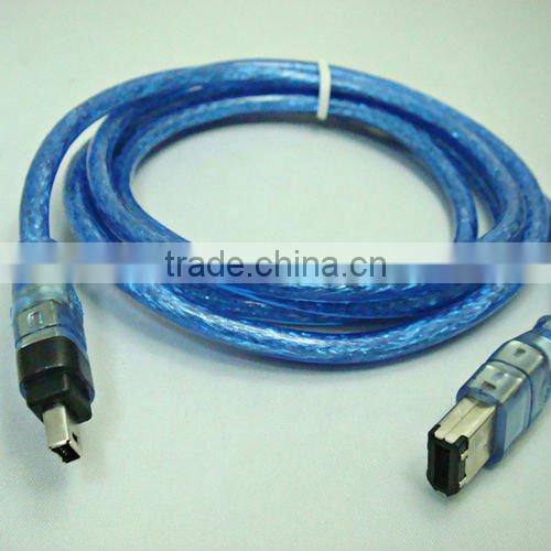 Transpaent white color usb to 1394 adapter