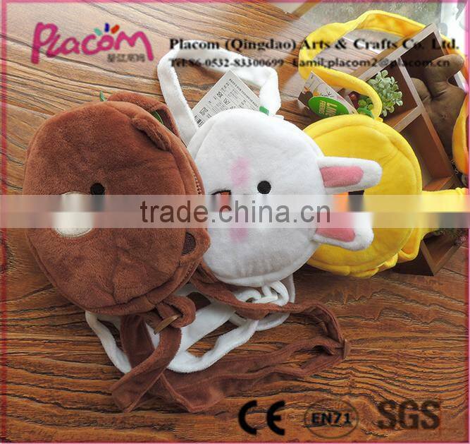 Hot design Customize Cheap Cute Mobile phone Plush Bag