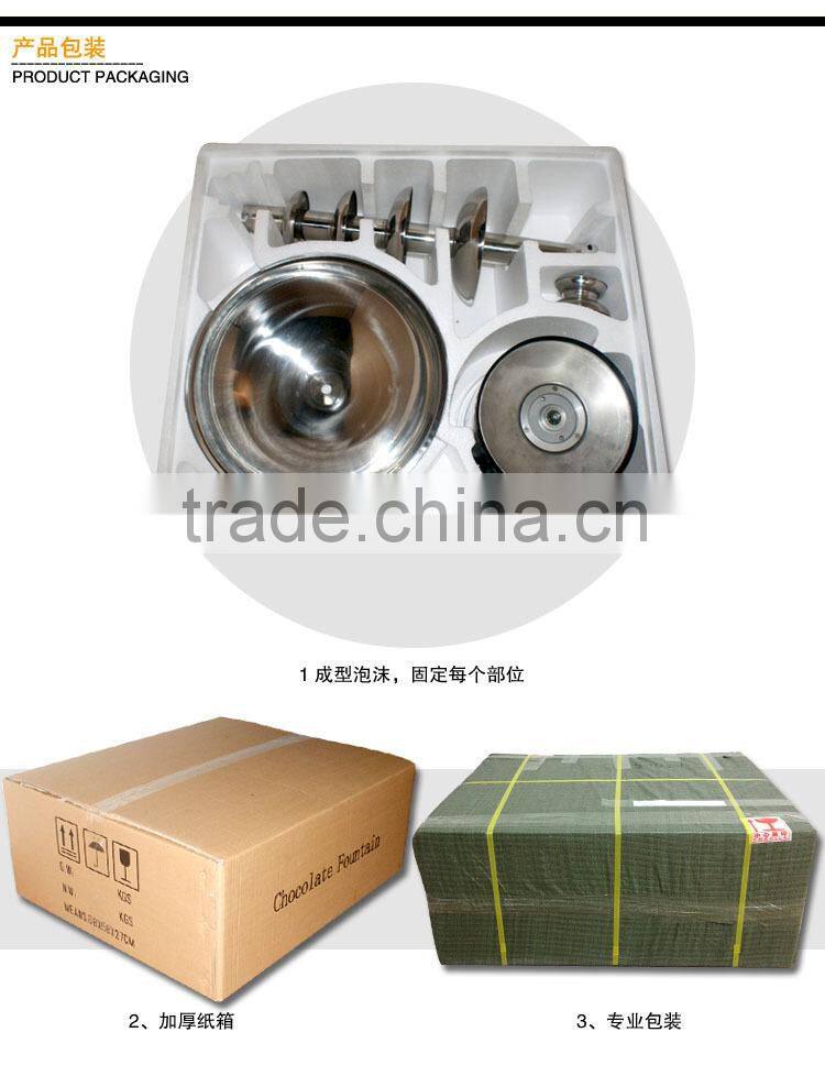 Stainless steel 304# commerical use 7 layers large Chocolate fountain Machine Choco Tree EU Standard