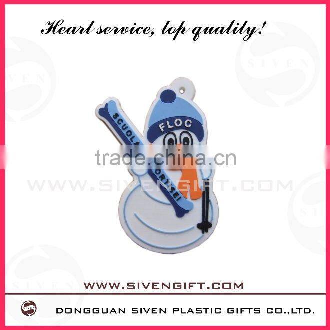 customized banana design soft pvc keychain