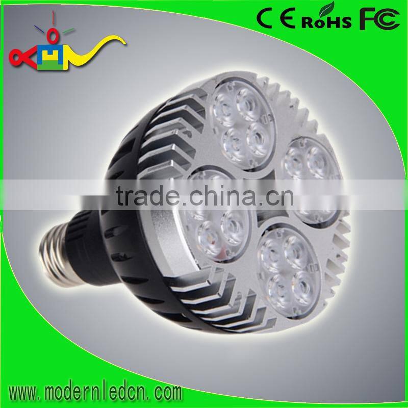 Popular Die cast E27 led par30 cob epistar luces led