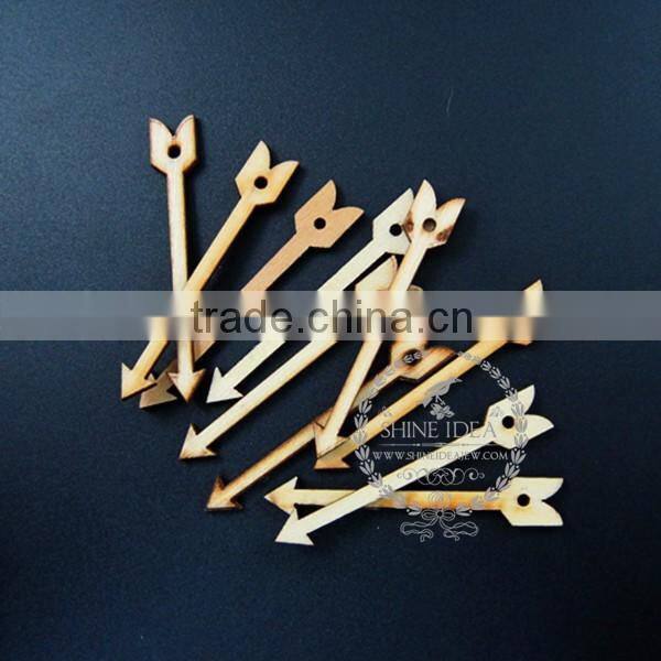 60*10mm natural wood log arrow charm pendant charm DIY painting charm supplies 1800153