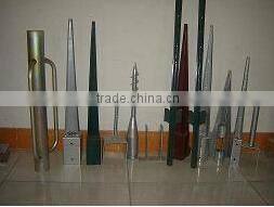 ground screw pole anchor, GALVANIZED SCREW GROUND ANCHOR