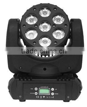 2015 New Stage 7X12w moving head led mini beam lighting