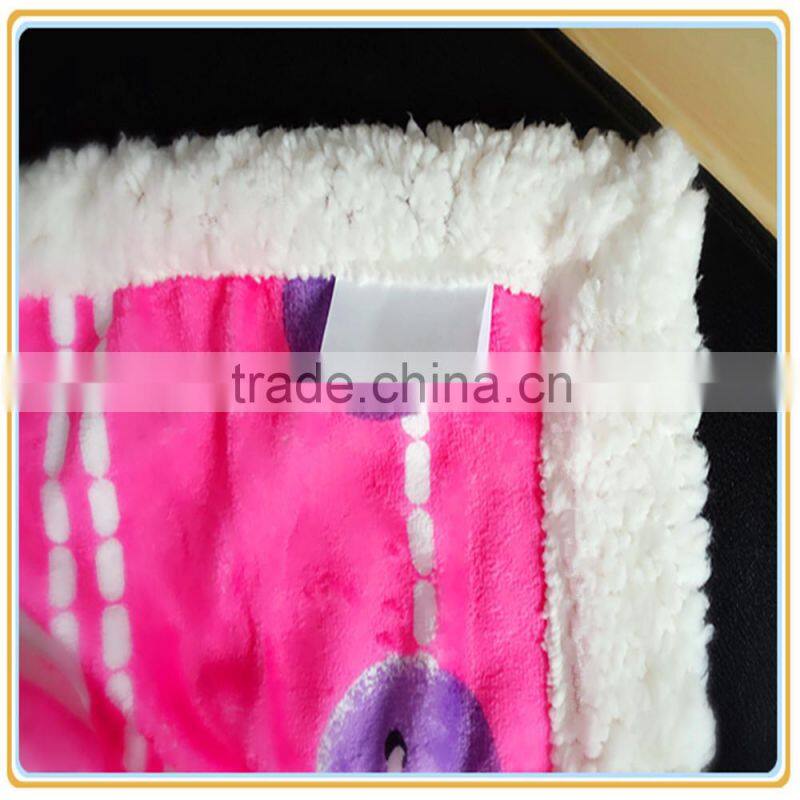 Top 10 100%Polyester Cartoon Partten Two Ply Blanket