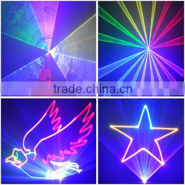 2.5W RGB animation ILDA disco laser DMX stage lighting LOGO projector