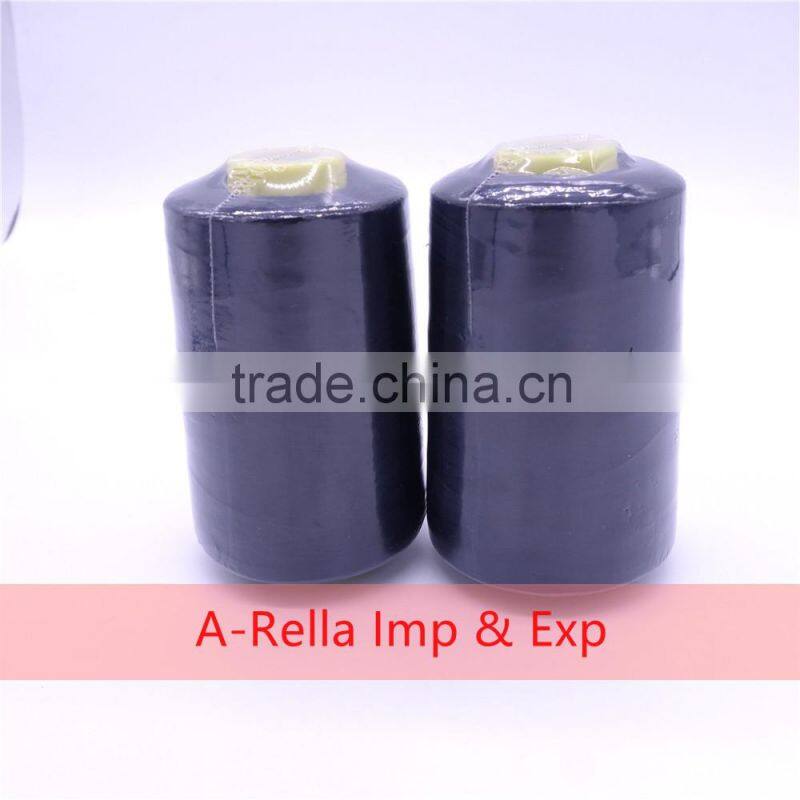 spun polyester sewing thread 5000m/cone dyed 40s/2