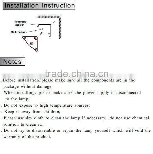 Factory sale led retail cabinet light with ir sensor and plastic connector led cabinet light 11W 5W 3W