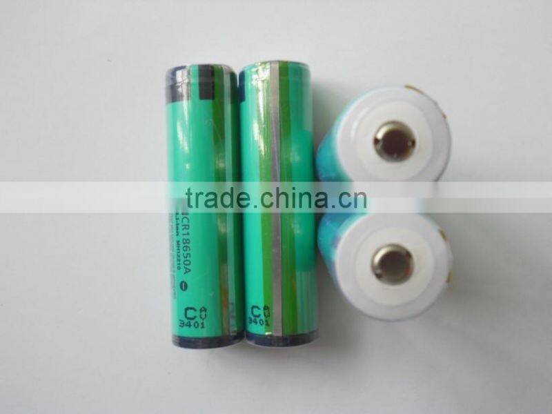 protection 18650 NCR18650A 3100mAh 3.6V for panasonic battery button top protected