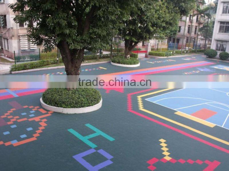 Suspended PP interlocking anti-ultraviolet outdoor carpet tile