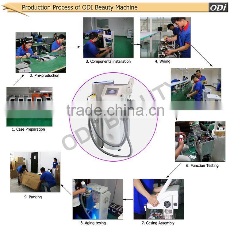 Multi-functional beauty apparatus shr lazer e light ipl rf system