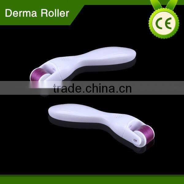 2016 new products face and body massage microneedle dermaroller stainless micro derma roller with 600 pins
