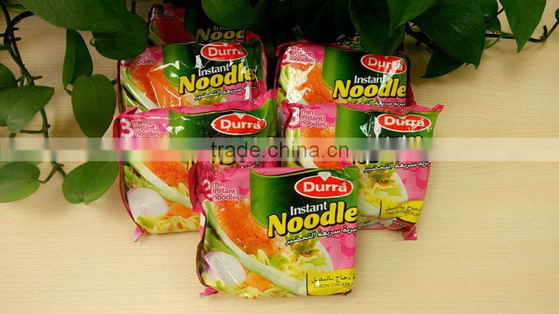 OEM Private Label Instant Ramen / 3 mins Quick Cooking Instant Noodle