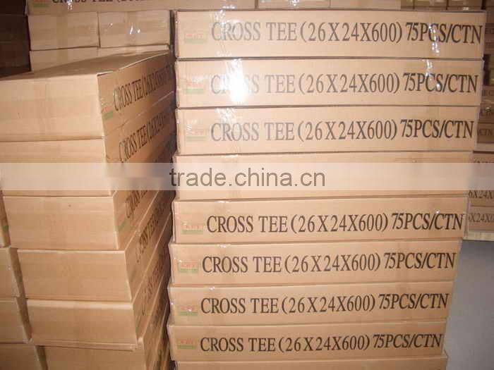 plain ceiling tee grid, t bar profile