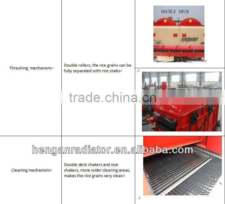 mini corn rice wheat combine harvester