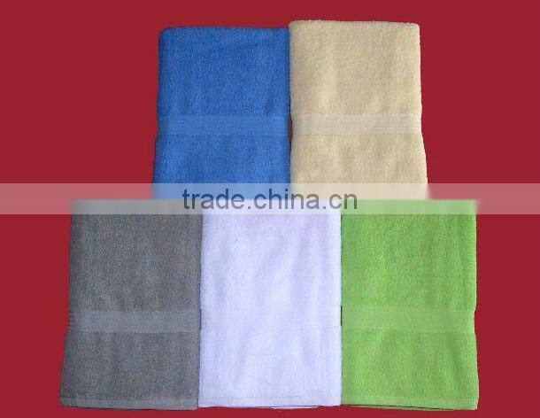 hand terry towel 100 cotton solid color