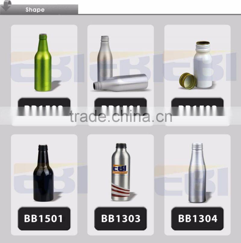 Aluminum 30ml bottle with food coating inside and customized logo