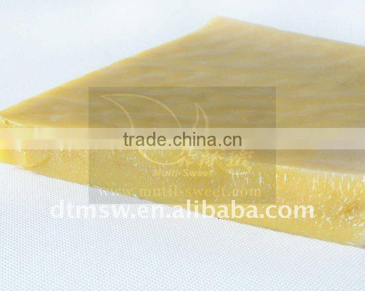 Welcomed bee product refined yellow beeswax