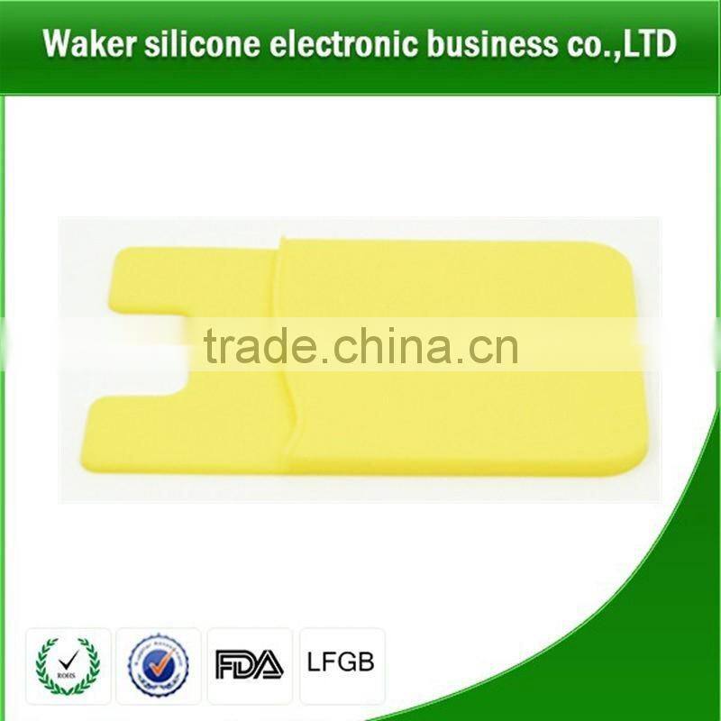 custom logo print silicone business card holder