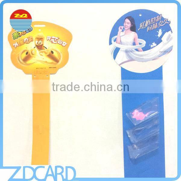 Custom Plastic Supermarket Hanging Display Clip Strip