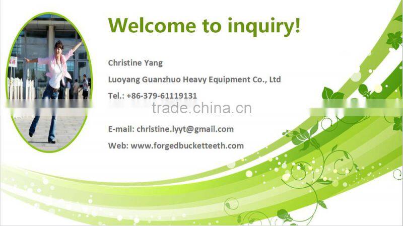 Durable customized excavator forging components bucket teeth for quarrying
