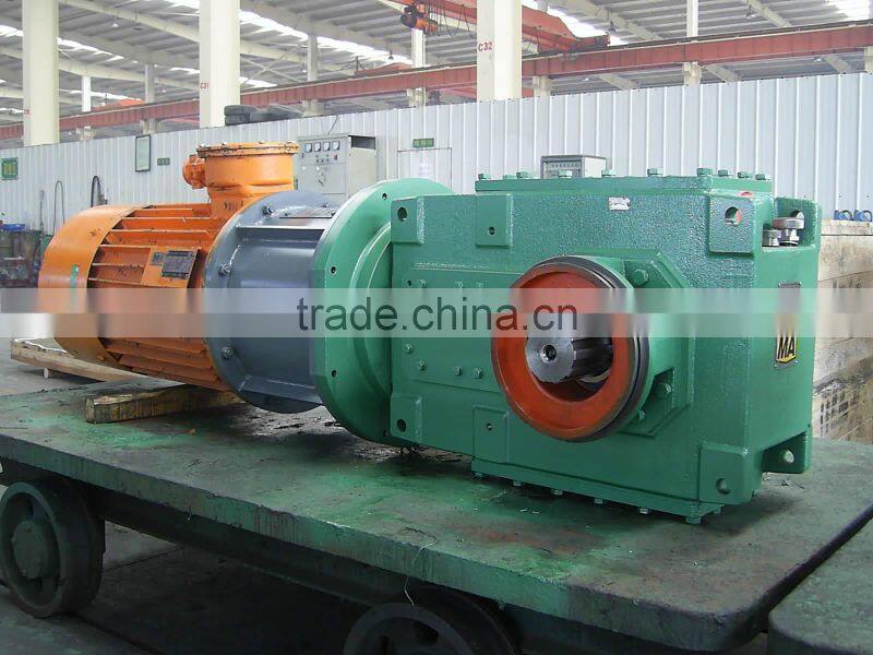 B series industrial helical bevel gear speed reducer grease nipple on inspection cover