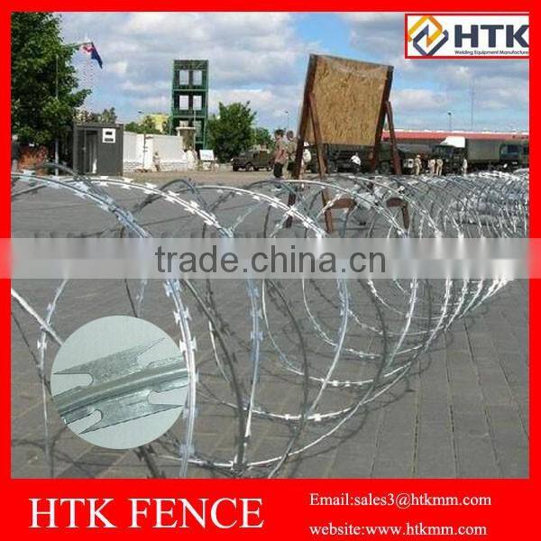 China Manufacture Direct Sale Razor Blade Barbed Wire Fence / Various Razor Barbed Wire