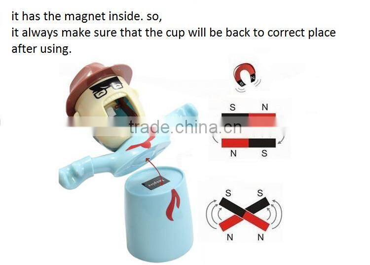 Toothpaste Squeezer toothpaste dispenser with toothbrush holder and Tooth cup