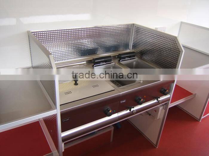 Catering trailer Mobile Kitchen truck trailer fast food trailer