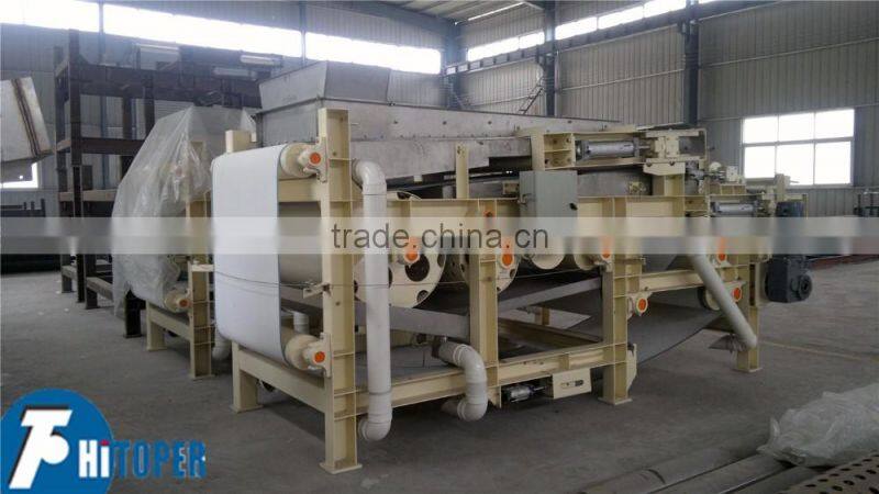 DYX belt filter press as in line water filters equipment,China manufactured food iindustry used filter press of belt type