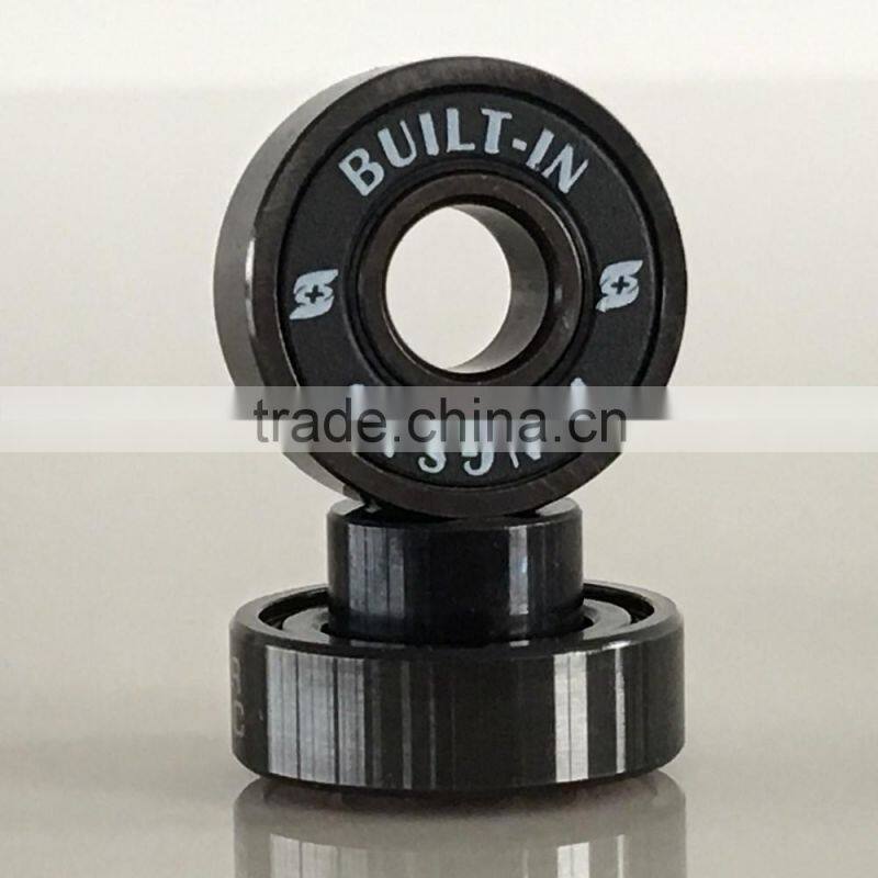 Black Built-In electric longboard bearings,electric longboard