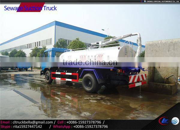 8m3 DONGFENG septic vacuum truck , septic tank trucks for sale