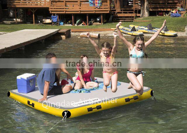 Multi-purpose Double Wall Fabric Inflatable PVC Floating Platform from Professional Manufacturer