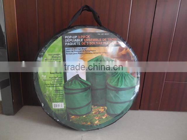 2015 New pop up heavy garden bag(3size a set)