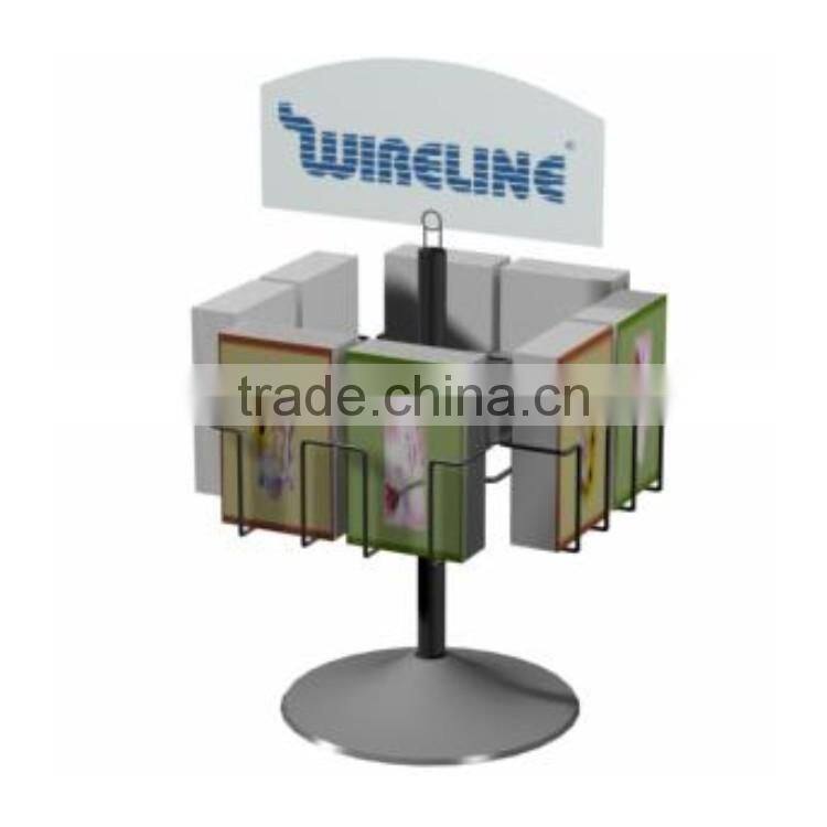 various design multi-side gift card display stand