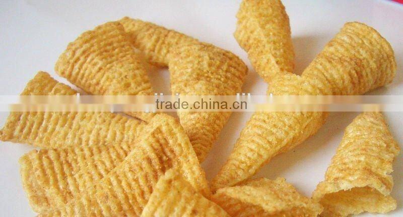 Full Automatic Single Screw Extruder Fried Snack Food Production Line