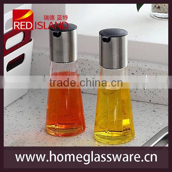 hotsale glass oil and vinegar bottle in kitchenware