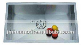 Handmade single bowl kitchen sink,3018 hand sink