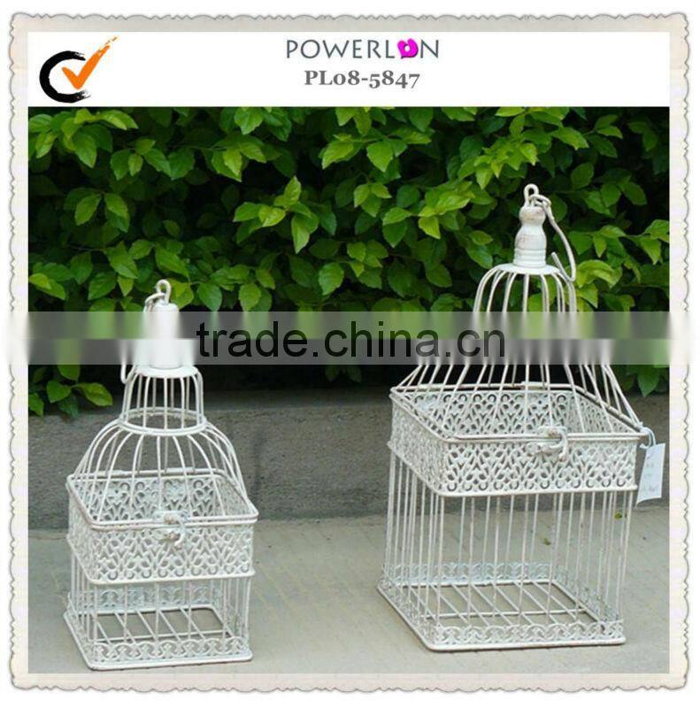 Decorative Metal Small Bird Cage Candle Holder