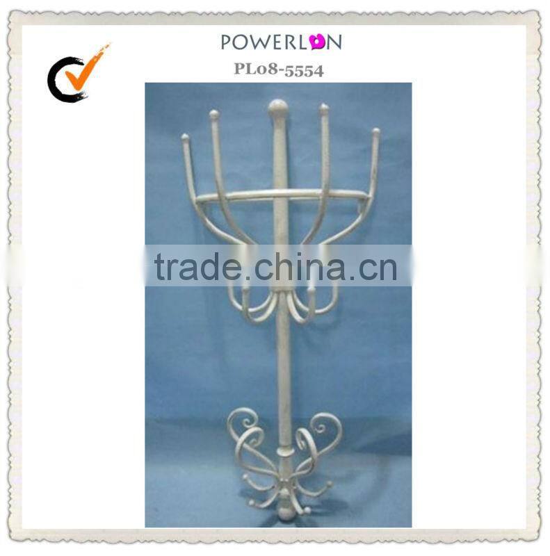 Antique portable metal nitori hat rack stand