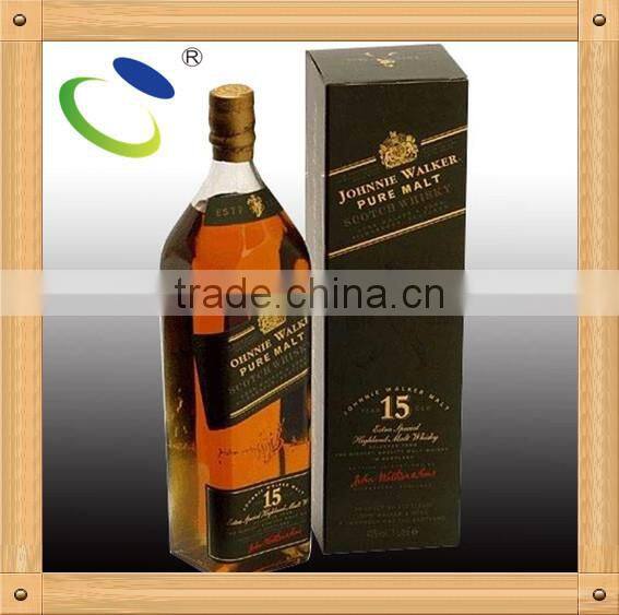 personalized empty brandy whisky glass bottle